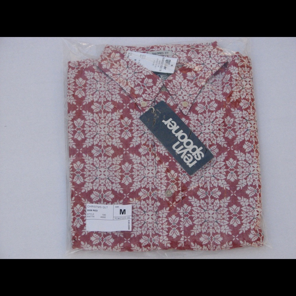 Reyn Spooner long sleeve Christmas shirt NWT